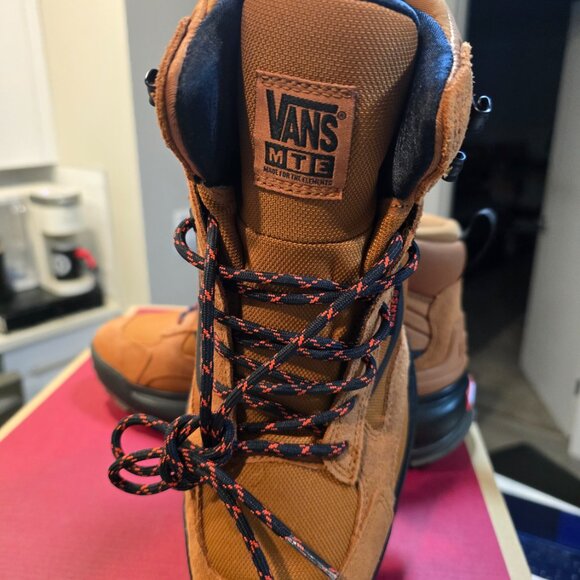 Vans MTE Crestline Waterproof Glazed Ginger Mens Size 11 Boots HIKING SHOE NEW - Picture 2 of 9